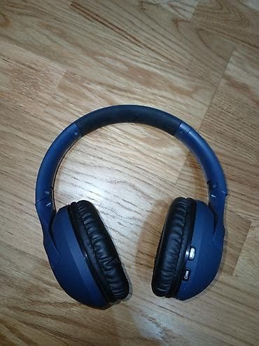 naushnik bluetooth: Qulaqlıq – simsiz, qulağıörtən (over-ear), mavi Xüsusiyyətlər: - — 1