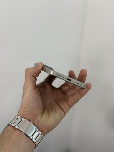 iphone 15 divar kağızları: IPhone 15 Pro Max, 256 GB, Natural Titanium, Zəmanət, Simsiz şarj, Face ID — 5