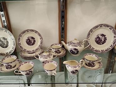 caydan: Çay dəsti, rəng - Qəhvəyi, Farfor, 6 nəfərlik — 3
