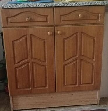 шкафчики на кухню: Б/у, Распашной, Прямой шкаф, Кухонный шкаф — 2