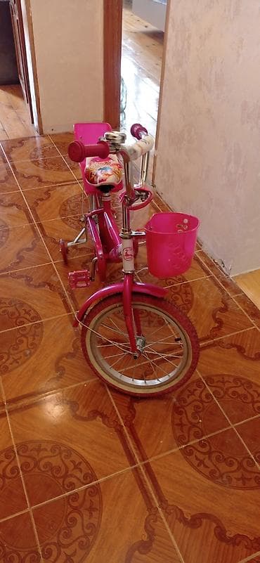 velosiped usaq: Uşaq velosipedi – qızlar üçün, çəhrayı rəng. Xüsusiyyətlər: - Təxmini — 2