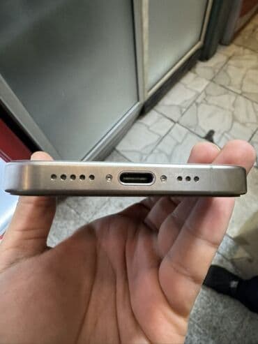 Запчасти для телефонов: IPhone 15 Pro, 128 ГБ, Серебристый, Face ID — 4