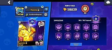 se pro: Brawl Stars oyun hesabı – yüksək səviyyəli və zəngin resurslu — 3