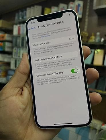 iphone 11 barter: IPhone 12, 128 GB, Ağ, Zəmanət, Face ID, Sənədlərlə — 5