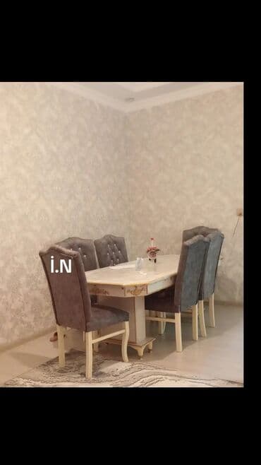 işlənmiş stol stul dəsti sumqayit: Qonaq otağı üçün, Yeni, Açılmayan, Dördbucaq masa, 6 stul — 2