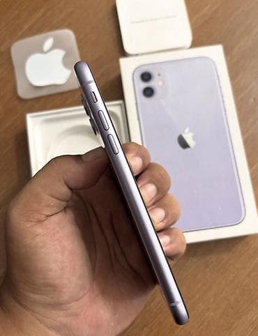 iphone 11 pro max dubay: IPhone 11, 128 GB, Deep Purple, Zəmanət, Simsiz şarj, Face ID — 2