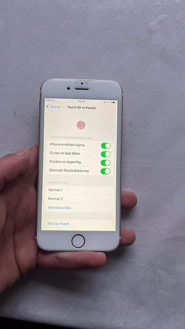 ayfon 6 barter: IPhone 6s, Qızılı, Barmaq izi — 9