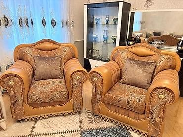 2500 azn alınıb Klassik üslubda 3-lü dəst yumşaq mebel - Tərkib: 1 — 2