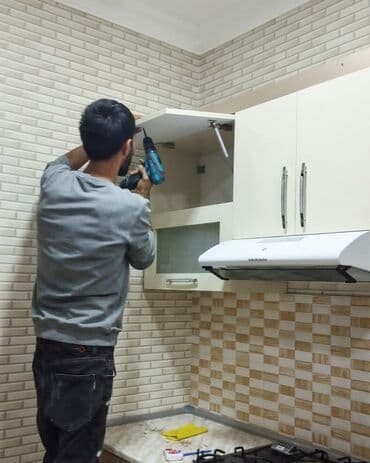 metbex mebelleri qiymeti: Sifarişlə mətbəx dəsti, Özü çəkən petlələr, MDF, Kredit yoxdur — 19