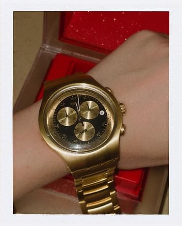 Yeni, Qol saatı, Swatch, rəng - Qızılı