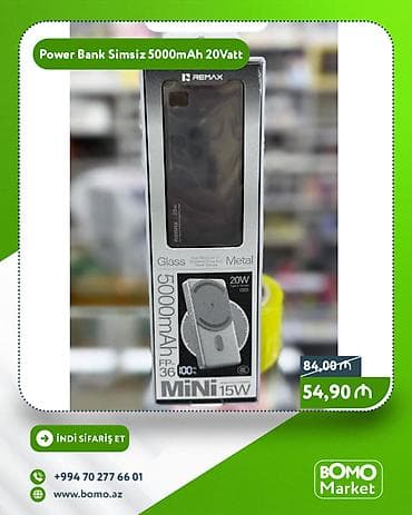 sazz internet online odeme: Powerbank 5000 mAh, Yeni — 1