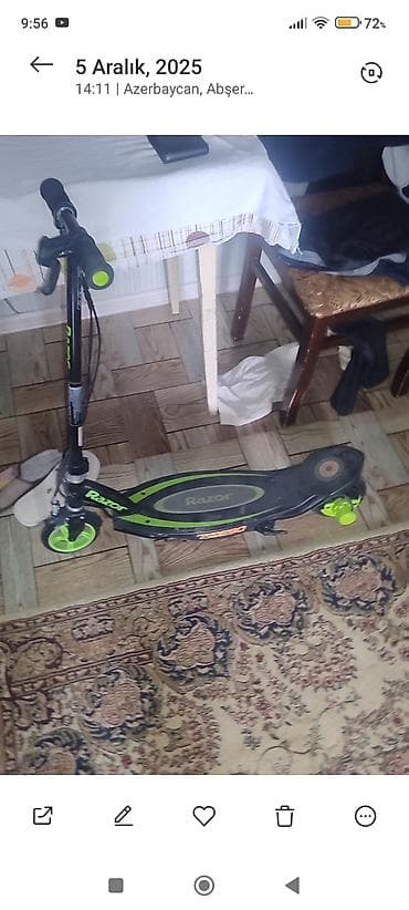 Elektrikli samokatlar: Razor elektrikli skuter - Brend/model: Razor (üzərində “Razor” — 1