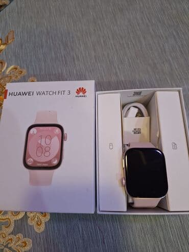 приставка смарт тв для телевизора: Новый, Смарт часы, Huawei, Водонепроницаемый, цвет - Розовый — 1