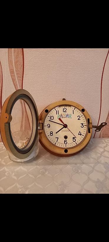 İncəsənət və kolleksiyalar: Mexaniki antik divar saati. 1961 ci il SSRI istehsali. Heftede 1 defe — 2