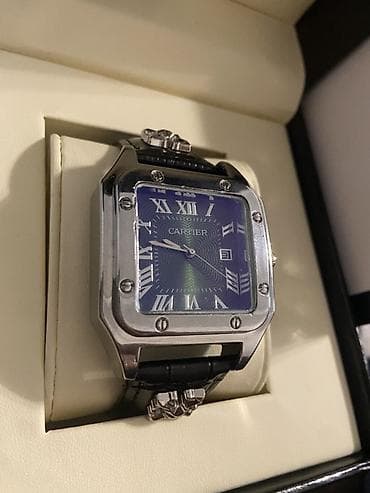 Аксессуары: Наручные часы, Cartier, цвет - Синий — 1
