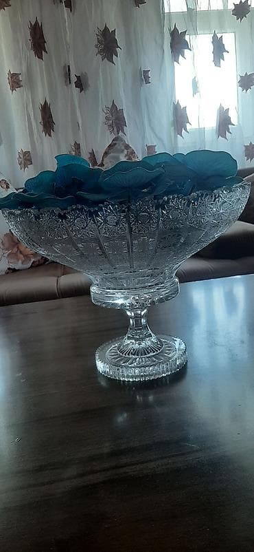 Bohemia MAX Crystal ayaqlı kristal meyvə/qəlyanaltı qabı - Orijinal — 3