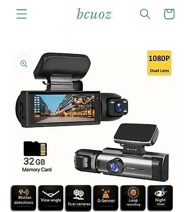 авто регистратор: Avtomobil üçün ikili linzalı DVR kamera Xüsusiyyətlər: - 1080P Full — 4