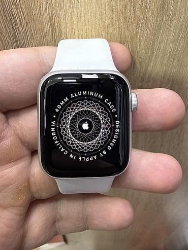 Смарт браслеты: Смарт часы, Apple, Водонепроницаемый, цвет - Серебристый — 1