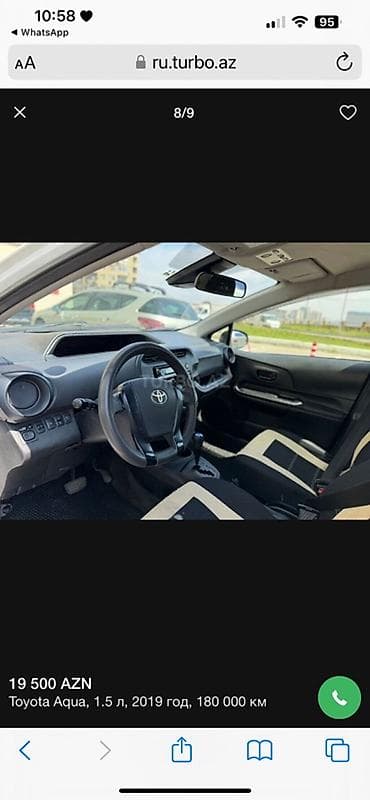 tank pro 3: Toyota Aqua: 1.5 l | 2019 il Hetçbek — 2