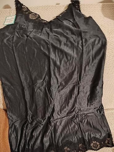 Qadın gecə kombinezonları – krujeva detallı - Model: Dizə qədər