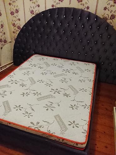 islenmis yataq mebeli satiram: Taxt matrasiyla birge təcili satılır,matrasi bahalidir.200₼.real — 3