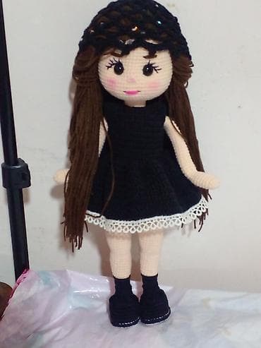 uşaq oyuncaqlar: Əl işi amigurumi toxunma kuklalar - Material: yumşaq akril/iplik — 1