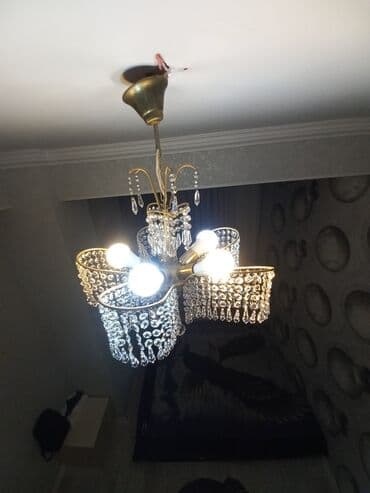 zal ucun lusturlar: Çılçıraq, 5 lampa — 3