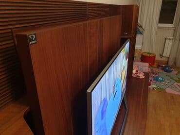 мебель эмбавуд в баку каталог: Б/у, Прямой ТВ стенд, С полками, Деревянный, Турция — 6