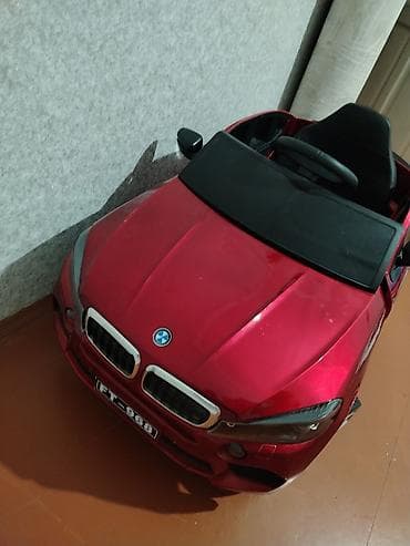 b class makasin: Uşaq üçün elektrikli miniatür avtomobil – qırmızı rəngdə, krossover — 3