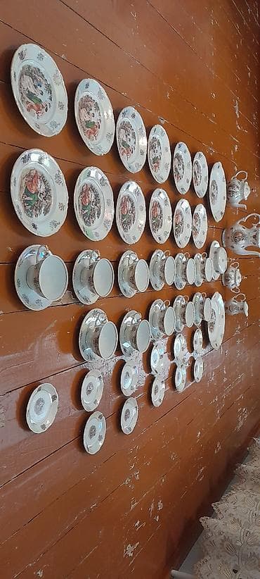 cəngəl qaşıq dəstləri: Çay dəsti, rəng - Ağ, Farfor — 5