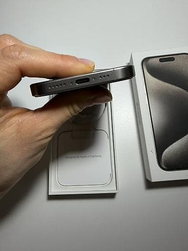 redmi note 13 pro plus qiyməti: IPhone 15 Pro, 256 GB, Natural Titanium, Face ID — 6