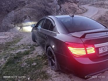 daewoo satis merkezi: Chevrolet Cruze sedan - Kuzov: 4 qapılı sedan, tünd boz rəng - — 3