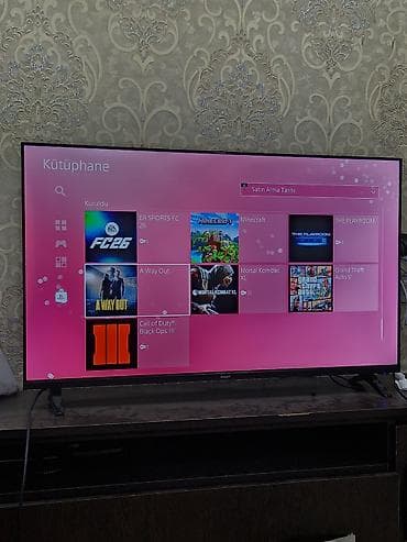 x96 max plus: 85 dənə oyunu var bahalı Gəncədə 109 ekran smart televizor — 2