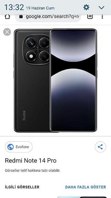 XIAOMI REDMI NOTE 14 PRO TÜRKIYE CIHAZI ÖZELLIKLER Ekran: 6.67" — 1
