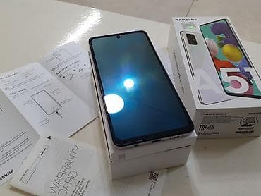 a3 samsung: Samsung Galaxy A51, 128 GB, rəng - Ağ, Zəmanət, Düyməli, Sensor — 5