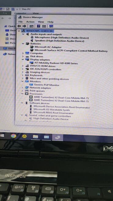 adapdr: Б/у Dell Inspiron, 15.6 ", AMD A3, 256 ГБ, Самовывоз, Платная доставка — 3