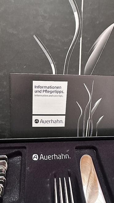 qaşiq: Auerhahn Menuebesteck – 30 hissəli süfrə dəsti - Brend: Auerhahn - — 2