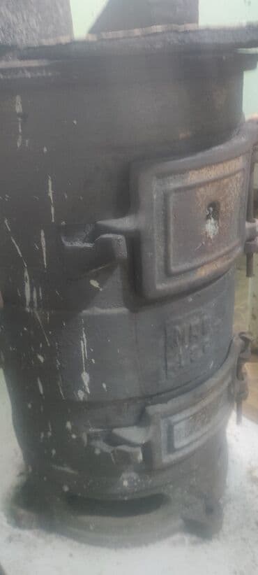 Boçkalar və çəlləklər: Döküm soba – kömür/odunla işləyən - Material: ağır döküm gövdə — 2