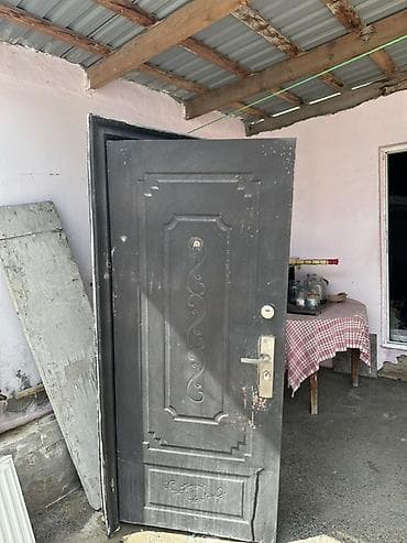ucuz malar: Dəmir giriş qapısı və qutusu (kassası) ilə birlikdə. 195/97sm — 2
