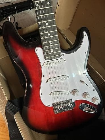 Elektron gitara, 6 sim, İşlənmiş