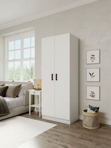 угловой шифоньер в спальню: Распашной, 2 двери Прямой шкаф, Гардеробный шкаф — 1