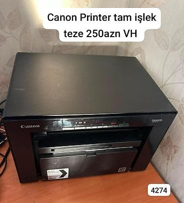Canon lazer printer - Model: i-SENSYS (seriya göstəricisi ön paneldə)