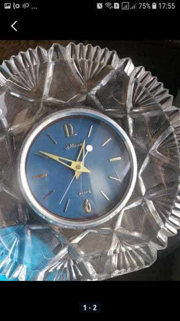 Велоаксессуары: Qedimi xrustal saat. diametr 27.5 sm — 4