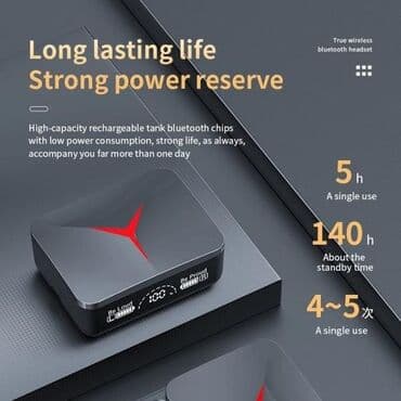 simsiz qulaqciqlar qiymeti: Yeni Simsiz (Bluetooth) Qulaqcıqlar, rəng - Qara — 2