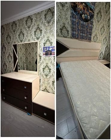 spalnı mebel: Taxt,termo 2 tumba birgə 250₼. Ünvan Qarayev. 3849 Sevil1 — 1