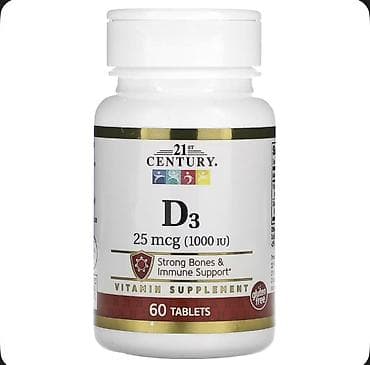 desol d3 istifade qaydasi: 21st Century D3 Vitamin Supplement – 25 mcg (1000 IU) - Formul — 1