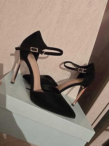 Tuflilər, Ölçü: 36, rəng - Qara, İşlənmiş