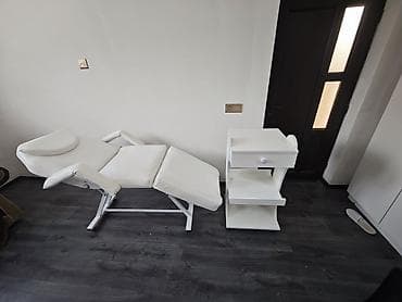 mebel kredit: Gözəllik/SPA üçün avadanlıq dəsti - Kosmetoloji kreslo-masa: ağ — 1