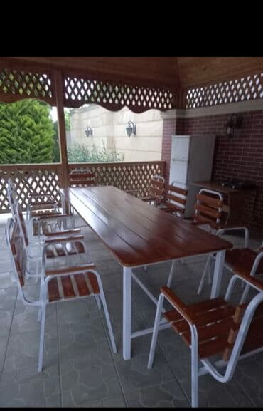 endirimde olan mebeller: 🔥Masa ve oturacaqlar🔥 ✅Bağ evleri,kafeler,restoranlar üçün her növ — 13