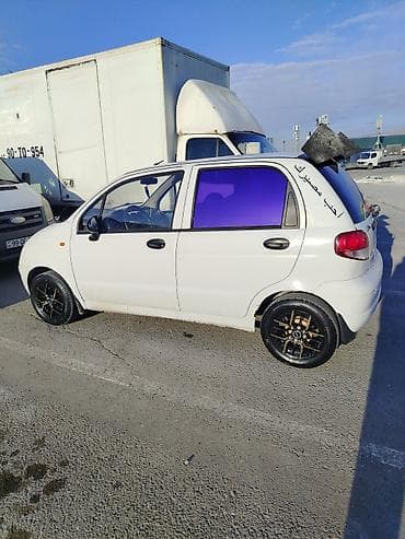 Daewoo Matiz, ağ rəng, 5 qapı, kompakt hetçbek. Texniki və dizayn